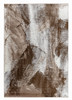 8' x 11' Brown Abstract Polypropylene Rectangle Area Rug