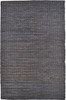 8' x 11' Brown Blue and Taupe Hand Woven Area Rug