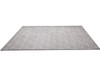 8' x 11' Gray Distressed Diamonds Area Rug