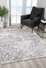 8' x 11' Cream Toile Power Loom Area Rug