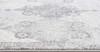 8' x 11' Gray Distressed Trellis Pattern Area Rug