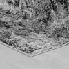 8' x 11' Grey Abstract Polypropylene Area Rug
