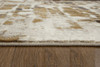 8' x 11' Natural Abstract Dhurrie Area Rug