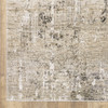 8' x 11' Beige Grey Ivory Tan and Brown Abstract Power Loom Stain Resistant Area Rug