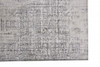 8' x 11' Gray and Ivory Abstract Stain Resistant Area Rug