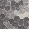 8' x 11' Beige Cobblestone Pattern Area Rug