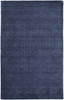 8' x 11' Blue Wool Hand Woven Stain Resistant Area Rug