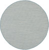 4' Blue Round Geometric Power Loom Area Rug