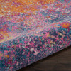 5' Sunset Round Abstract Power Loom Area Rug