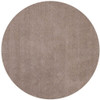 6' Round Beige Plain Indoor Area Rug