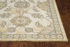 6' Round Polyester Red Area Rug