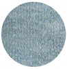 6' Seafoam Heather Round Indoor Shag Rug