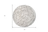 6' x 6' Ombre Grey Round Faux Fur Washable Non Skid Area Rug