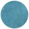 6' Highlighter Blue Round Indoor Shag Rug