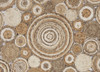 6' Multi-Toned Intricate Circle Natural Round Jute Area Rug