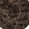 6' x 6' Chocolate Round Faux Fur Washable Non Skid Area Rug