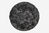 6' x 6' Grey Round Faux Fur Washable Non Skid Area Rug