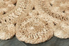 6' Natural Round Hand Braided Area Rug