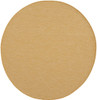 6' Yellow Round Power Loom Area Rug