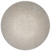 8' Round Polyester Ivory Area Rug
