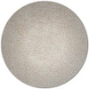 8' Round Polyester Ivory Area Rug