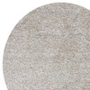 8' Round Polyester Ivory Heather Area Rug