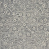 8' Round Gray Floral Finesse Area Rug