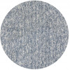 8' Slate Grey Heather Round Indoor Shag Rug