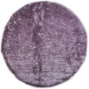 8' Purple Round Shag Tufted Handmade Area Rug