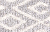8' Gray and White Round Wool Abstract Tufted Handmade Area Rug
