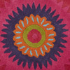 8' Pink Round Wool Hand Tufted Area Rug