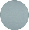 8' Aqua Round Power Loom Area Rug
