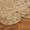 8' Sunshine Golden Natural Jute Area Rug