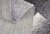 4' x 6' Gray Modern Geometric Rectangle Area Rug