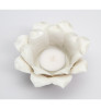 White Flower Porcelain Tea Light Candle Holder