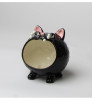 Black Cat Porcelain Candy Bowl