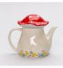 Mushroom Porcelain Teapot