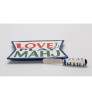 Love to Play Mahj Porcelain Cheese Plates with Spreaders, Set of 4