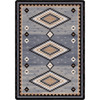 4' x 5' Interwoven Old Wools Rectangle Nylon Area Rug