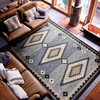 8' x 11' Interwoven Old Wools Rectangle Nylon Area Rug