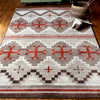 4' x 5' Pathways Natural Rectangle Nylon Area Rug