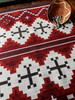 4' x 5' Pathways Red Rectangle Nylon Area Rug