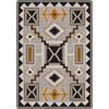 5' x 8' Rain Giver Obsidian Rectangle Nylon Area Rug
