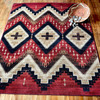 4' x 5' Seeker Fire Brick Rectangle Nylon Area Rug