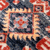 8' x 11' Persian Version Distressed Sunset Rectangle Nylon Area Rug