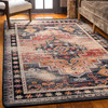 3' x 4' Persian Version Distressed Sunset Rectangle Scatter Nylon Area Rug