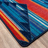 4' x 5' Rumble Americana Rectangle Nylon Area Rug