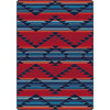 3' x 4' Rumble Americana Rectangle Scatter Nylon Area Rug