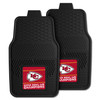 Kansas City Chiefs Super Bowl LVIII Black Vinyl Car Mat, Set of 2