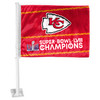 11" x 14" Kansas City Chiefs Super Bowl LVIII Champions Red Car Flag